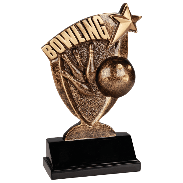 6" Bowling Broadcast Resin Award – item BCR103