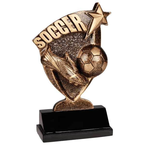 6" Soccer Broadcast Resin Award – item BCR106