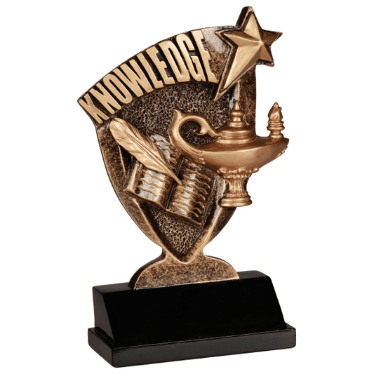 6" Knowledge Broadcast Resin Award – item BCR108