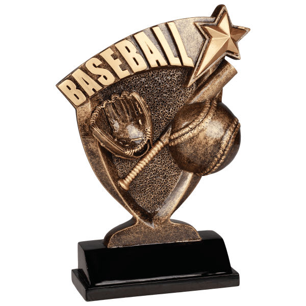 7" Baseball Broadcast Resin Award – item BCR201