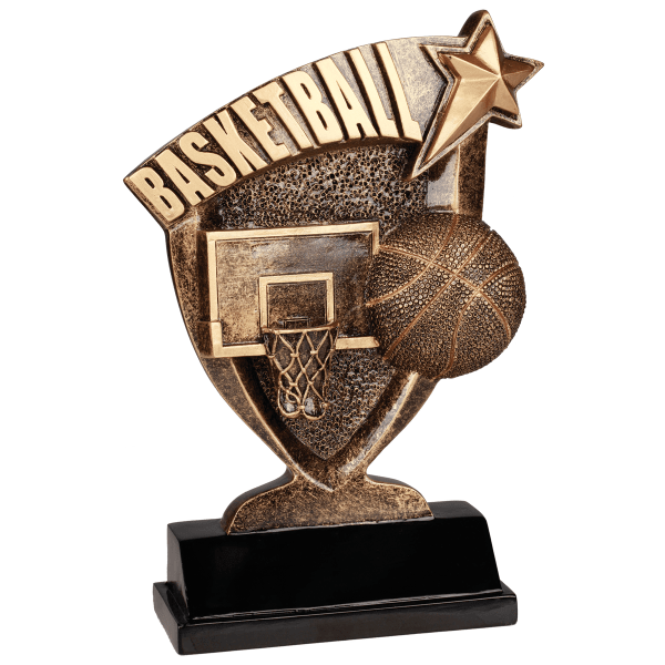 7" Basketball Broadcast Resin Award – item BCR202