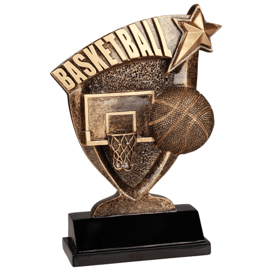 7" Basketball Broadcast Resin Award – item BCR202