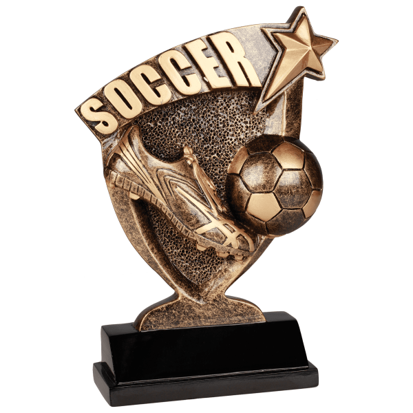 7" Soccer Broadcast Resin Award – item BCR206