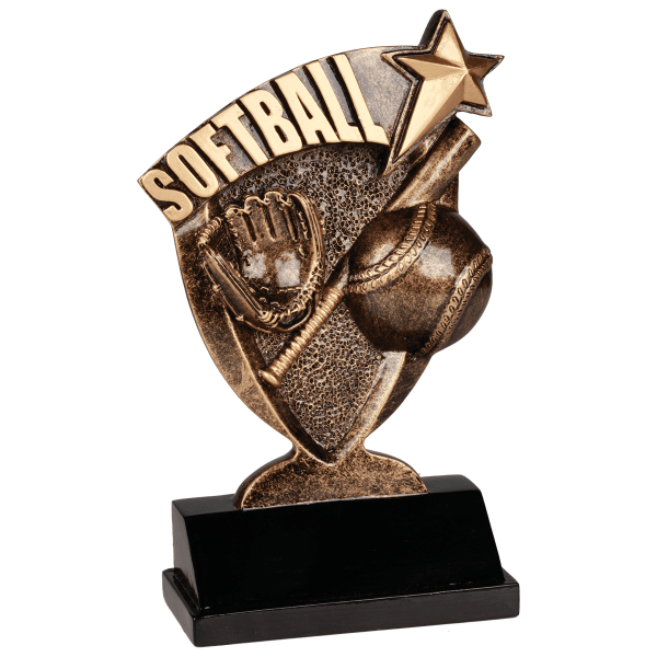 7" Softball Broadcast Resin Award – item BCR207