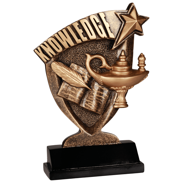 7" Knowledge Broadcast Resin Award – item BCR208