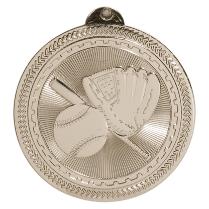 2" Baseball BriteLazer Medal – item BL202 image 2