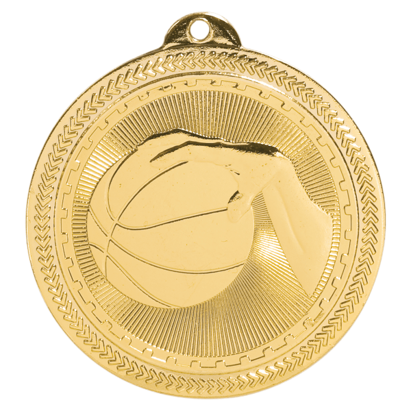 2" Basketball BriteLazer Medal – item BL203
