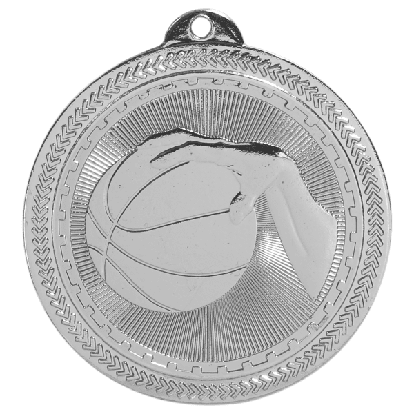 2" Basketball BriteLazer Medal – item BL203 image 2