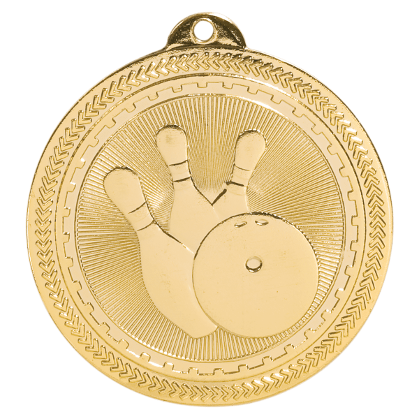 2" Bowling BriteLazer Medal – item BL204