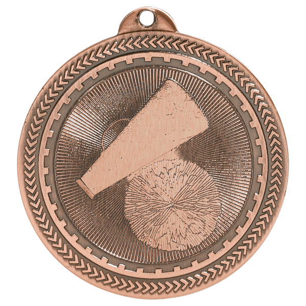 2" Cheerleading BriteLazer Medal – item BL205 image 3