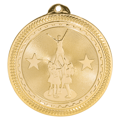 2" Cheerleading BriteLazer Medal – item BL206