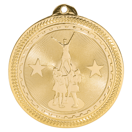 2" Cheerleading BriteLazer Medal – item BL206