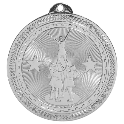 2" Cheerleading BriteLazer Medal – item BL206 image 2