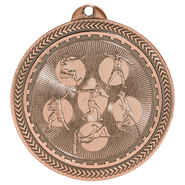 2" Field Event BriteLazer Medal – item BL208 image 3