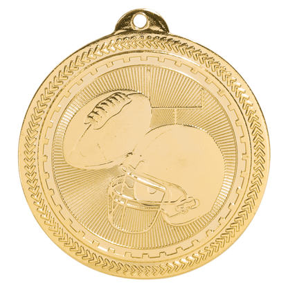 2" Football BriteLazer Medal – item BL209