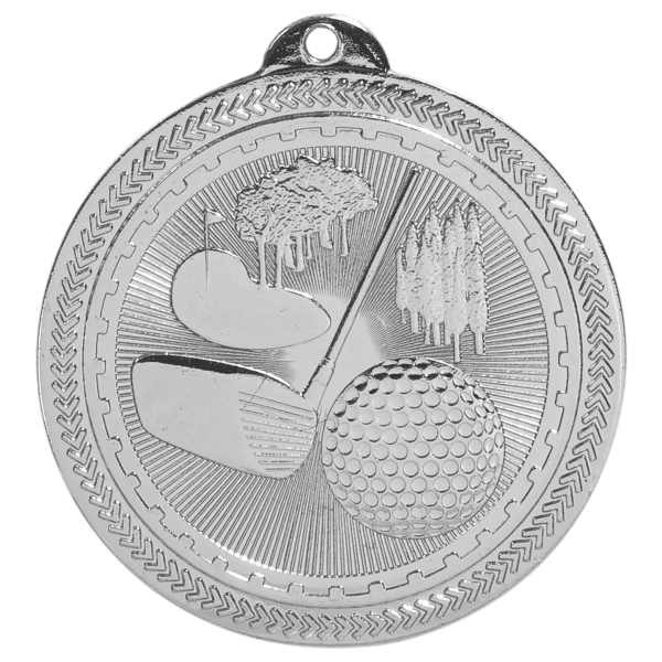 2" Golf BriteLazer Medal – item BL210 image 2