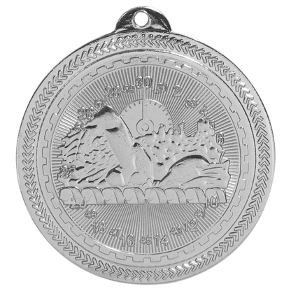 2" Swimming BriteLazer Medal – item BL216 image 2