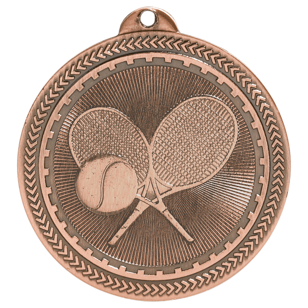 2" Tennis BriteLazer Medal – item BL217 image 3