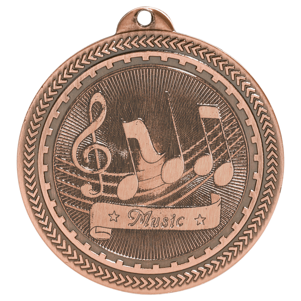 2" Music BriteLazer Medal – item BL311 image 3
