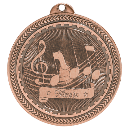 2" Music BriteLazer Medal – item BL311 image 3