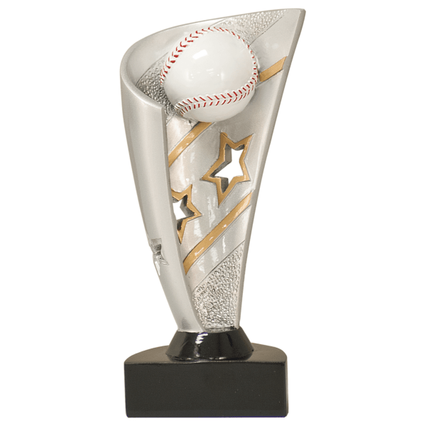 7" Banner Baseball Resin Award – item BNN11