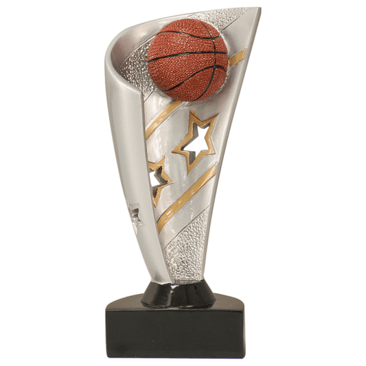 7" Banner Basketball Resin Award – item BNN12