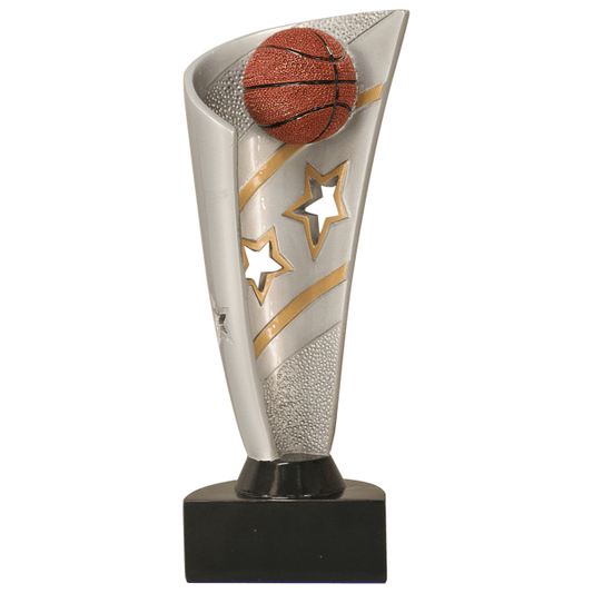 8.5" Banner Basketball Resin Award – item BNN32
