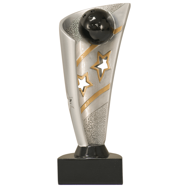 8.5" Banner Bowling Resin Award – item BNN33