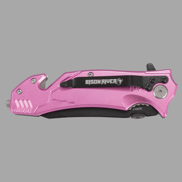 Bison River 4.5" Anodized Aluminum Rescue Knife – item BR1005