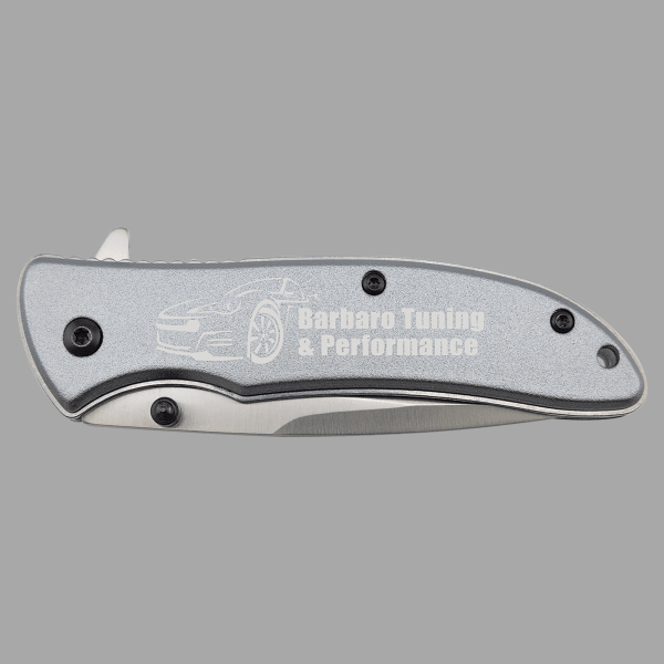 Bison River Gray 4.25" Anodized Aluminum Everyday Carry – item BR1017