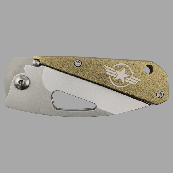 Bison River Flat Dark Earth 3.5" Anodized Aluminum Everyday – item BR1053