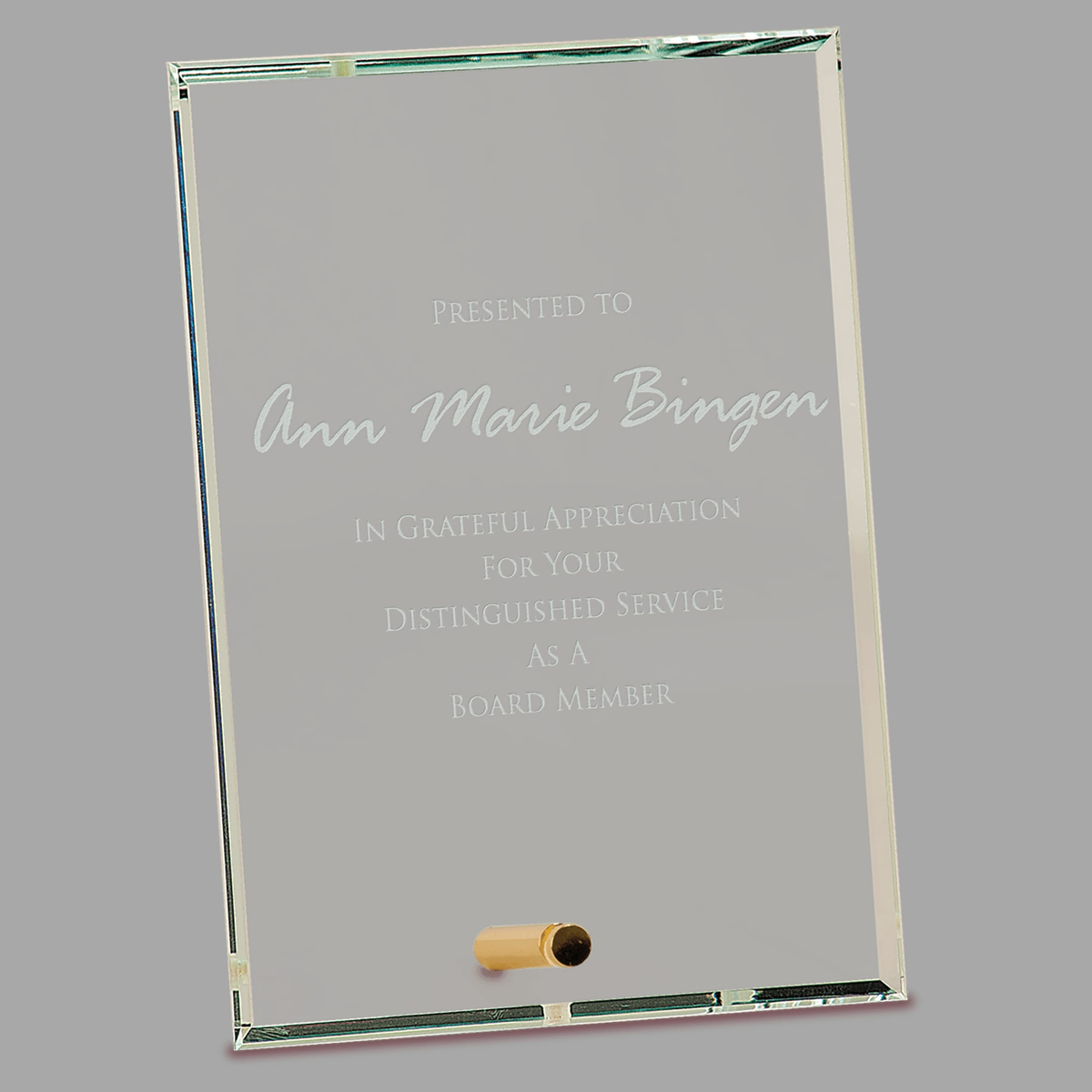 5" x 7" Clear Rectangle CrystalEdge Glass — CE5502