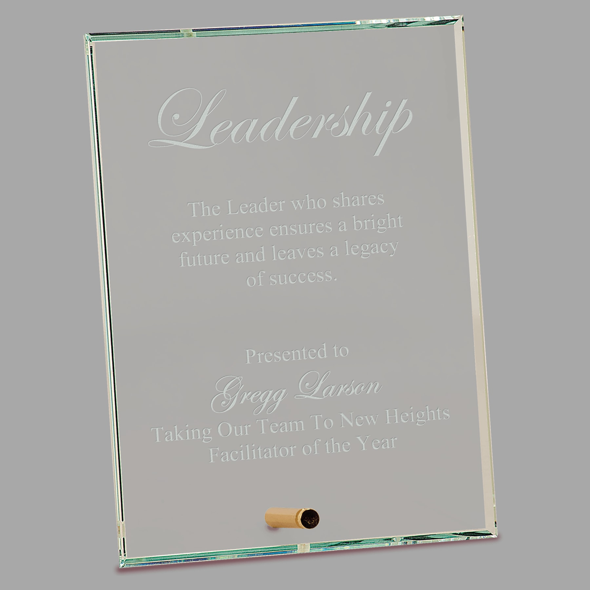 6" x 8" Clear Rectangle CrystalEdge Glass — CE5503