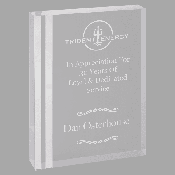 5" X 7 Rectangle Colr Edge Acrylic Award – item CEA202S image 3