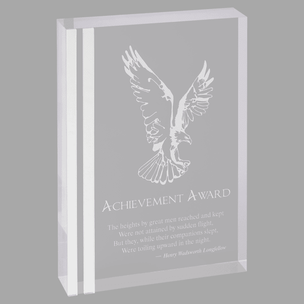 6" X 8 Rectangle Colr Edge Acrylic Award – item CEA203S image 3