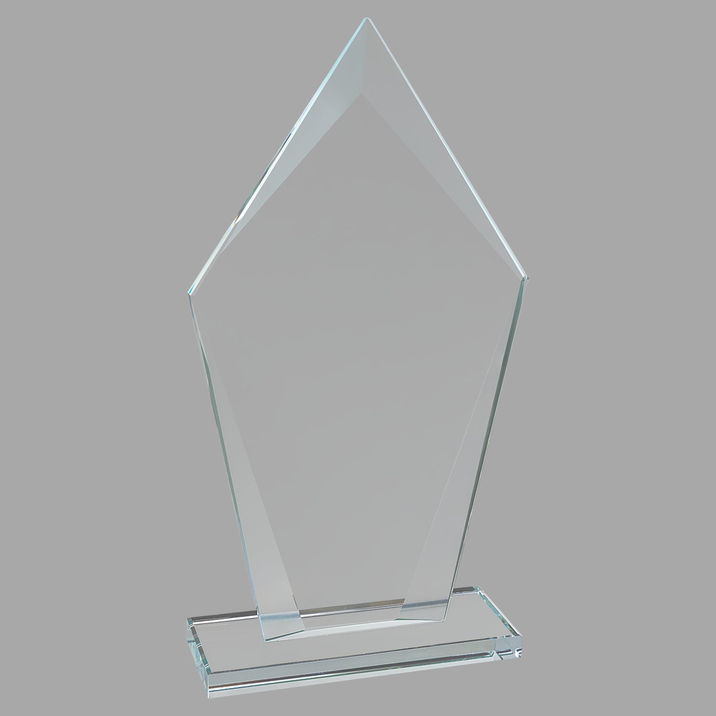 8.5" Diamond Clear Glass Award – item CGS23 image 2