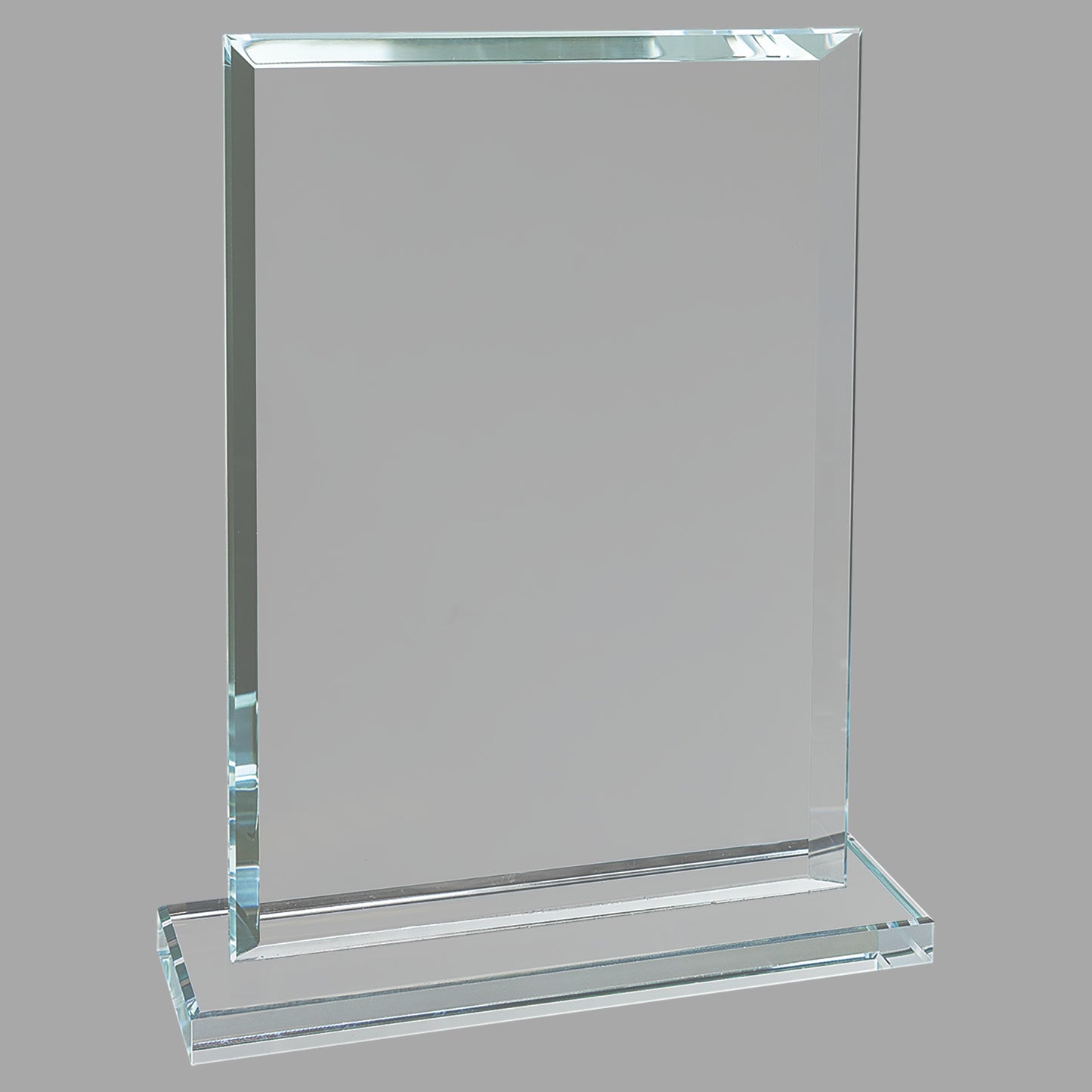 7" Rect. Clear Glass Award – item CGS31 image 2