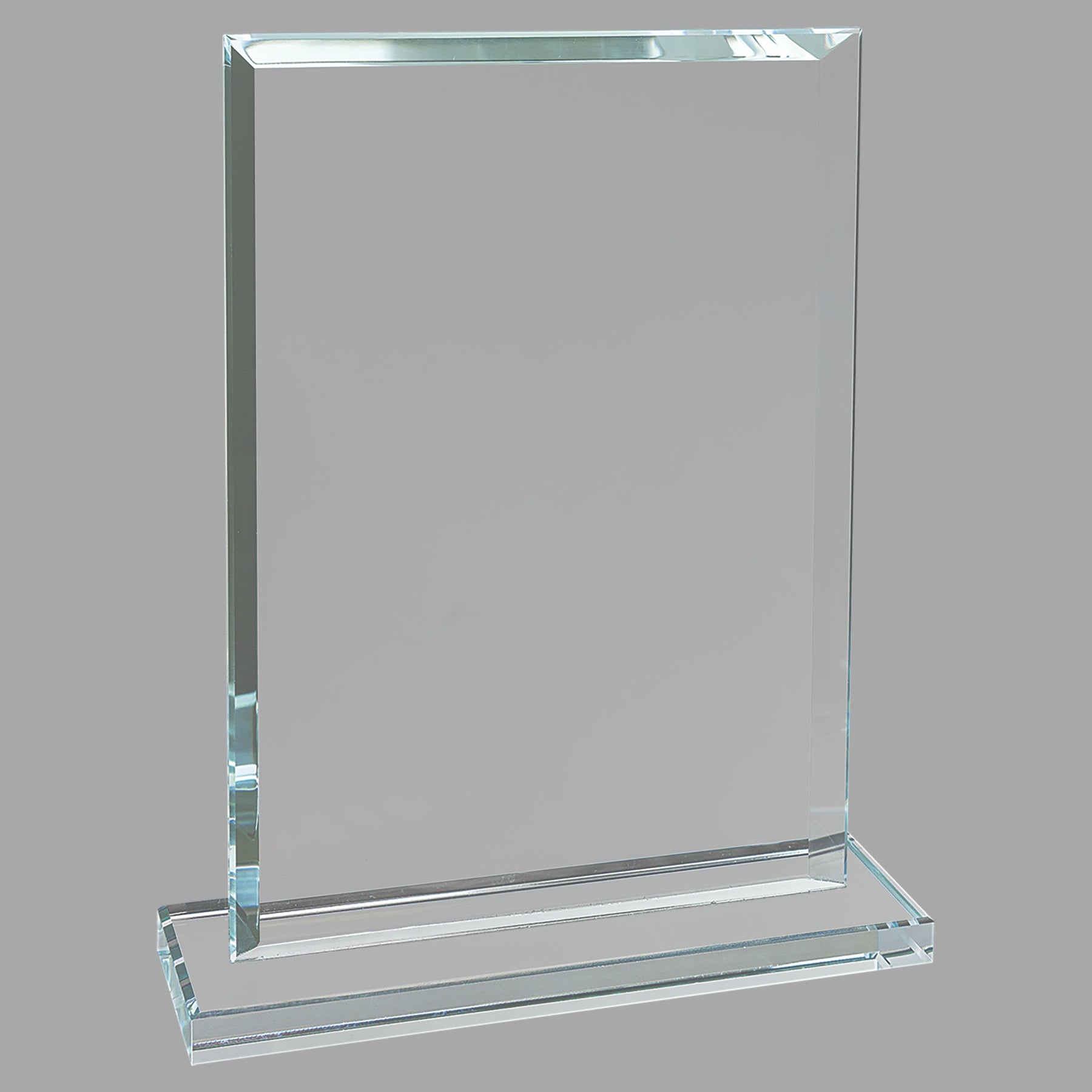 7" Rect. Clear Glass Award – item CGS31 image 2
