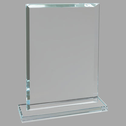 7" Rect. Clear Glass Award – item CGS31 image 2