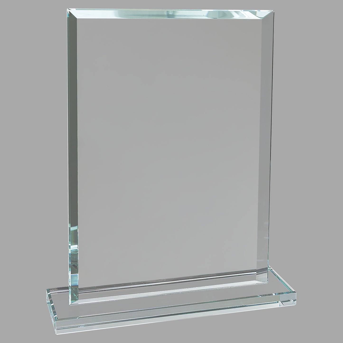 7.75" Rect. Clear Glass Award – item CGS32 image 2