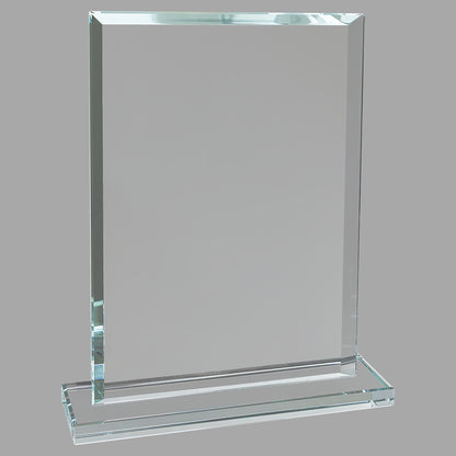 7.75" Rect. Clear Glass Award – item CGS32 image 2