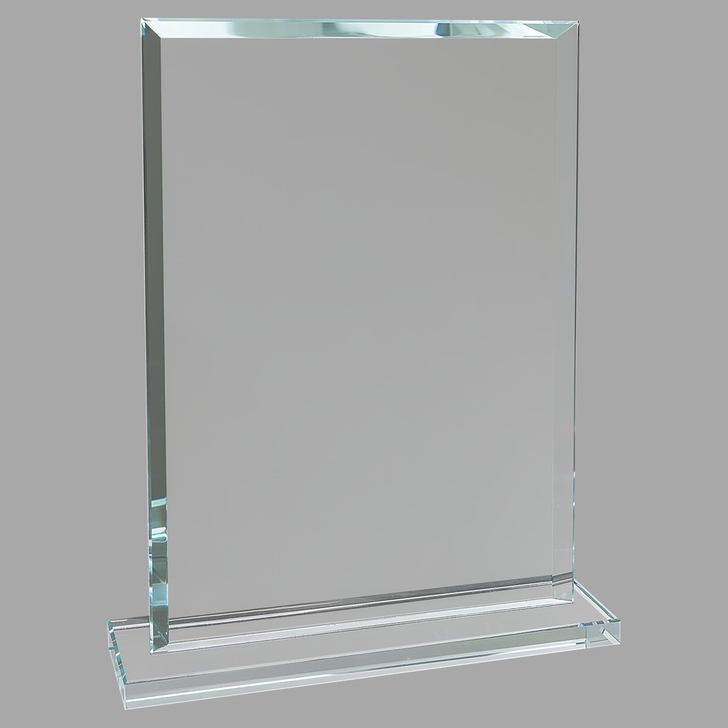 8.5" Rect. Clear Glass Award – item CGS33 image 2