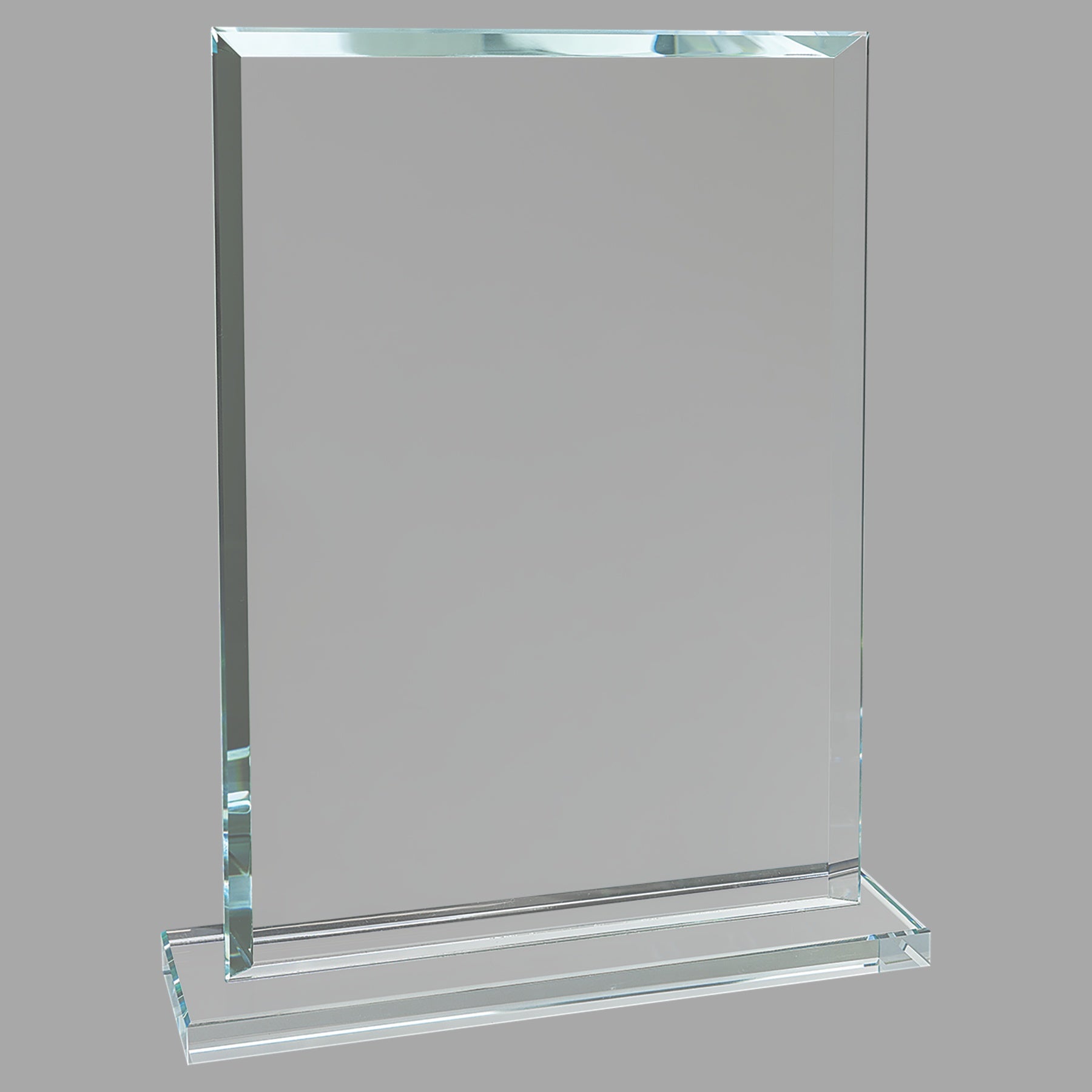 8.5" Rect. Clear Glass Award – item CGS33 image 2