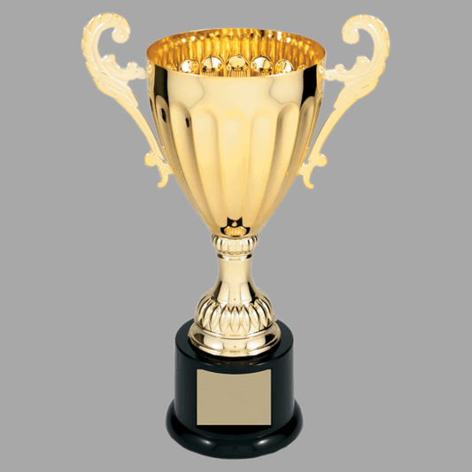 9.75" 302 Series Metal Cup Trophy – item CMC302G