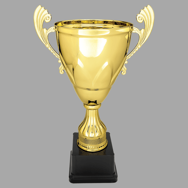 13" 712 Series Metal Cup Trophy – item CMC712G