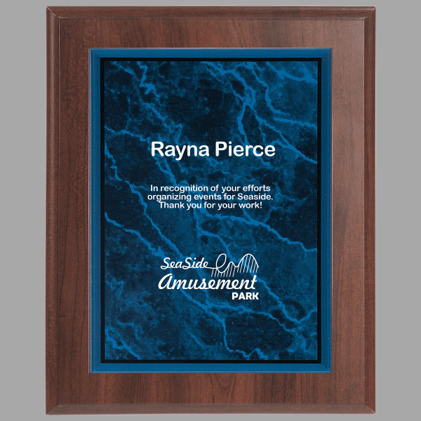 6" X 8 Plt Marble Acrylic Award – item CPP6BM image 2