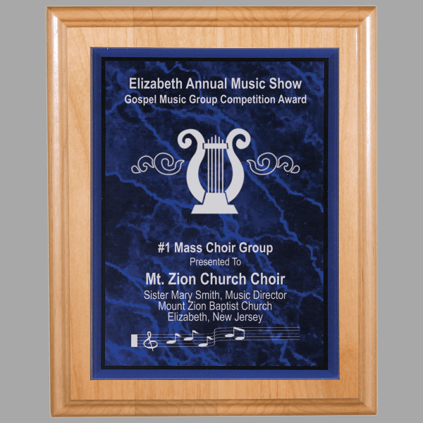 7" X 10 Plt Marble Acrylic Award – item CPP7PM image 4