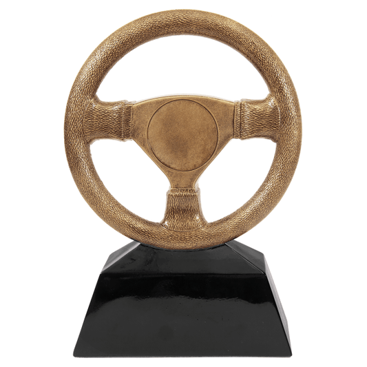 10" Antique Gold Strng Whl Resin Award – item CRS107