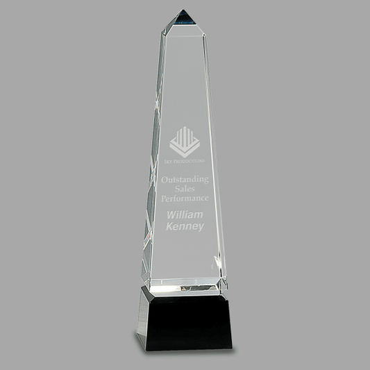 10" Crystal Obelisk – item CRY003M