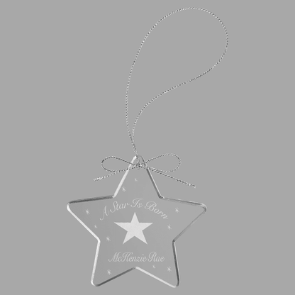 3" Crystal Star Ornament – item CRY1404 image 2